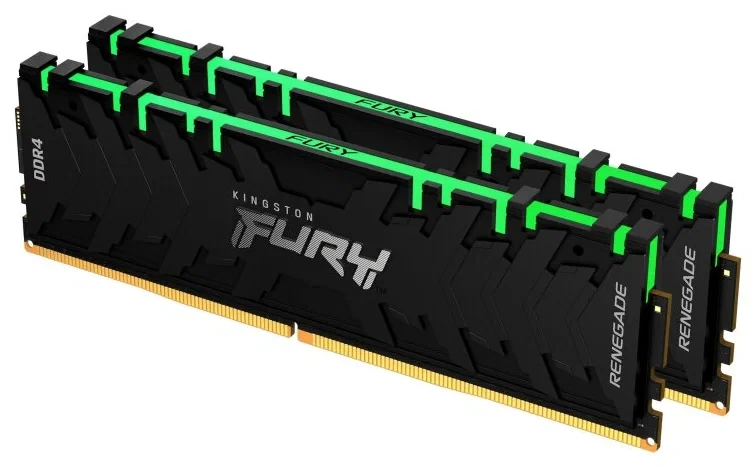 Оперативная память Kingston FURY Beast RGB 2x16GB DDR4 PC4-25600 KF432C16BBAK2/32