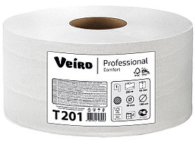 Бумага туалетная в средних рулонах Veiro Professional Comfort, однослойная