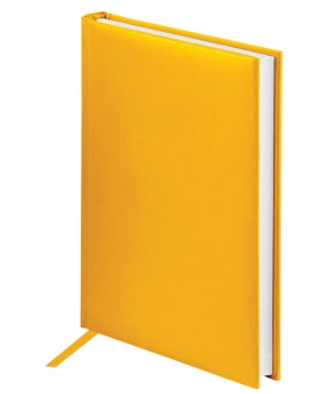 Ежедневник недатированный, A5, 160л., балакрон, OfficeSpace "Ariane", желтый