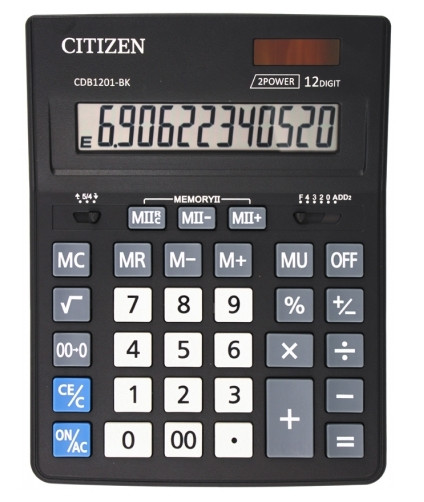 Калькулятор CITIZEN 12р - фото 1 - id-p148037454