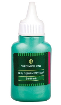 Гель перламутровый Greenwich Line, зеленый - фото 1 - id-p148037453