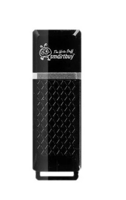 Память Smart Buy "Quartz"  16GB, USB 2.0 Flash Drive, черный