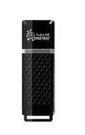 Память Smart Buy "Quartz" 16GB, USB 2.0 Flash Drive, черный