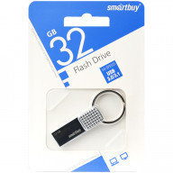 Память Smart Buy "Ring"  32GB, USB 3.0 Flash Drive, серебристый (металл.корпус)