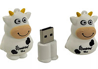 Память Smart Buy "Wild series" Коровка 16GB, USB 2.0 Flash Drive, белый