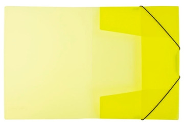 Папка на резинке Berlingo "Neon", А4, 500мкм, неоновая желтая - фото 2 - id-p200524937