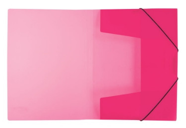 Папка на резинке Berlingo "Neon", А4, 500мкм, неоновая розовая - фото 2 - id-p93730883