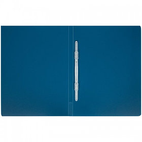 Папка с пластиковым cкоросшивателем OfficeSpace, 15мм, 500мкм, синяя ППС-ПС_444;  РФ