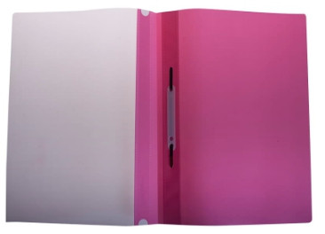 Папка-скоросшиватель пластик. Berlingo, А4, 180мкм, розовая с прозр. верхом - фото 2 - id-p94223307