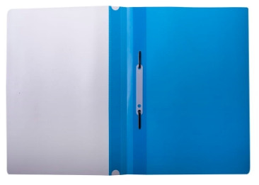 Папка-скоросшиватель пластик. OfficeSpace, А4, 160мкм, голубая с прозр. верхом - фото 2 - id-p94243027