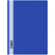 Папка-скоросшиватель пластик. OfficeSpace, А4, 160мкм, синяя с прозр. верхом Fms16-5_718/ 162564, РФ - фото 1 - id-p94243048