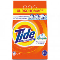 Порошок для машинной стирки Tide "Альпийская свежесть", 4,5кг 5410076228171, РФ