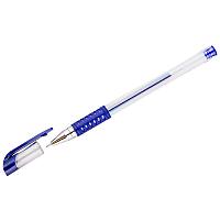 Ручка гелевая OfficeSpace синяя, 0,5мм, грип, игольчатый стержень GP905BU_6600, РФ