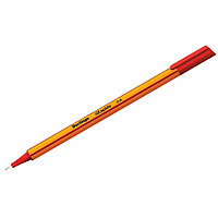 Ручка капиллярная Berlingo "Rapido" красная, 0,4мм, трехгранная CK_40102, РФ