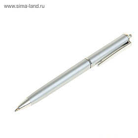 Ручка шариковая авт 0,5мм Лого корпус серебристый стержень синий 139550 , РФ
