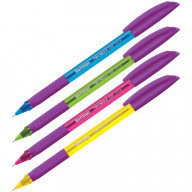 Ручка шариковая Berlingo "Triangle 110 Color" синяя, 0,7мм, грип, корпус ассорти CBp_07115 , РФ