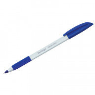Ручка шариковая Berlingo "Triangle Snow Pro" синяя, 0,7мм, трехгран., грип CBp_70862, РФ