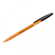 Ручка шариковая Erich Krause "R-301 Orange" черная, 0,7мм, штрихкод 43195,РФ