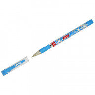 Ручка шариковая Luxor "Uniflo" синяя, 0,7мм, грип 19302/12Bx, РФ
