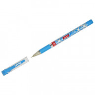 Ручка шариковая Luxor "Uniflo" синяя, 0,7мм, грип 19302/12Bx, РФ - фото 1 - id-p145194244