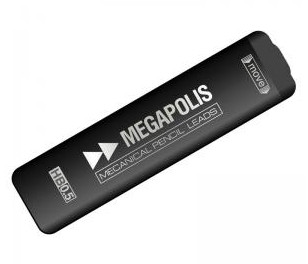 Грифели для механических карандашей Erich Krause "Megapolis", 20шт., 0,5мм, HB - фото 1 - id-p200525126