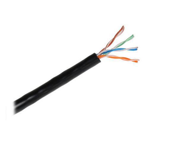 Сетевой кабель 5bites Express UTP / SOLID / 5E / 24AWG / COPPER / PVC+PE / BLACK / OUTDOOR / DRUM / 305M