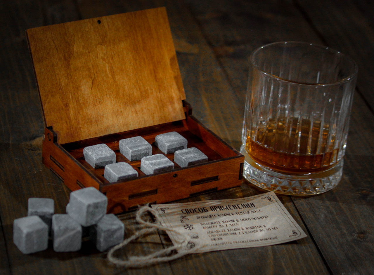 Набор камней для виски "Whiskey stones" (6 шт.) - фото 3 - id-p200529556