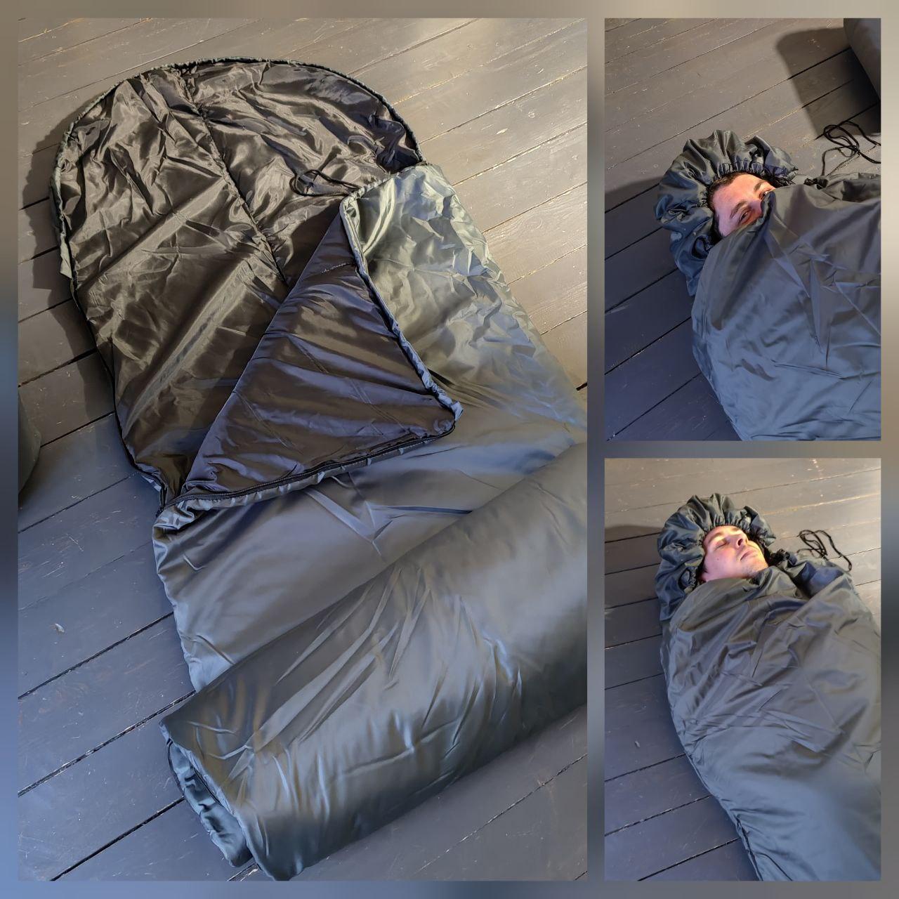 Спальный мешок с подголовником «Big Boy» одеяло Комфорт+ (225*72, до -15С) РБ, цвет Микс - фото 2 - id-p198687669