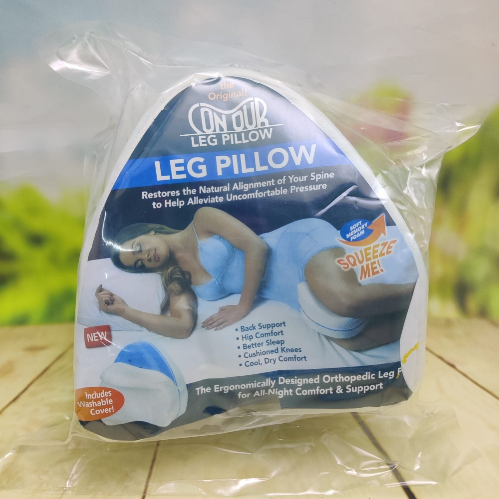 Анатомическая пенная подушка для ног и коленей с эффектом памяти Conour Leg Pillow / ортопедическая подушка - фото 2 - id-p181592805