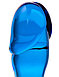 Синий фаллоимитатор из стекла Sexus Glass 13 см, фото 5