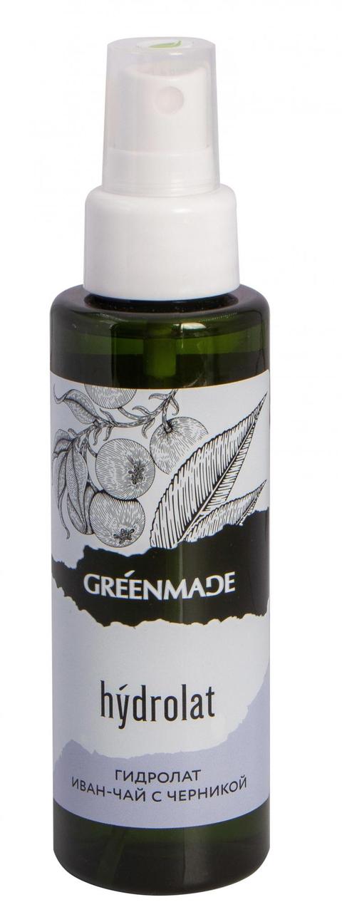 Гидролат для лица GreenMade "Иван-чай с черникой" для всех типов кожи, 110 мл - фото 1 - id-p200537133