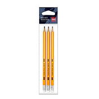 Набор карандашей с ластиком DELI W38030 (3 штуки)