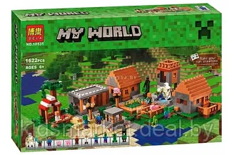 Конструктор MineCraft My World 10531 "Деревня", 1622 детали (аналог Lego 21128) Майнкрафт