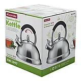 Чайник со свистком 2.7 л Kamille KM-1097, фото 7