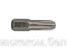 Насадка (бита) крестообразная PH3 25 мм BOSCH Extra Hart ( посадочн. шестигранник 1/4 ")