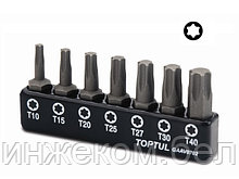 Набор бит TORX Т10-Т40 7шт. TOPTUL