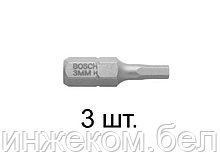 Насадка с шестигр. хв. Is 2  25мм  (2607001718) (3 шт) (BOSCH)