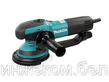 Эксцентриковая шлифмашина MAKITA BO 6050 J в чем. (750 Вт, 150 мм, 1600 - 6800 кол/мин, регул. об.)