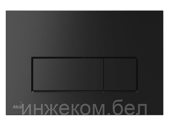 Кнопка для инсталляции (черный матт), Alcaplast - фото 1 - id-p200551026