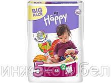 Подгузники детск. однораз. Junior (12-25 кг) 58 шт. Bella Baby Happy