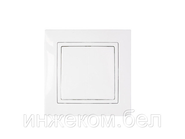 Выключатель 1 клав. промежуточный (скрытый, 10А) белый, Уют, Bylectrica - фото 1 - id-p200551065