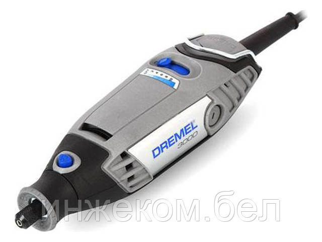 Гравер электрический DREMEL 3000-15 в кейсе + аксессуары (130 Вт, 10000 - 33000 об/мин, цанга 3.2 мм)