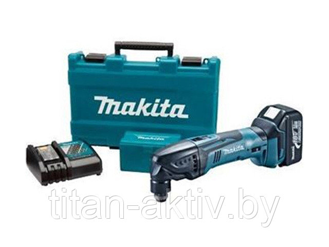 Аккум. многофункциональный инструмент (реноватор) MAKITA DTM 50 RFE в чем. (18.0 В, Li-Ion, 2 акк.,