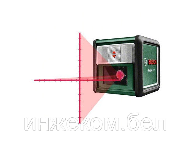 Нивелир лазерный BOSCH QUIGO PLUS со штативом в кор. (проекция: крест, до 7 м, +/- 5 мм, резьба 1/4") - фото 1 - id-p200545484