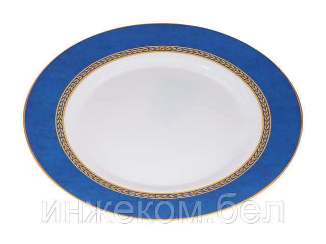 Тарелка обеденная стеклокерамическая, 275 мм, круглая, AMEERAH BLUE (Амира блю), DIVA LA OPALA (Sovrana