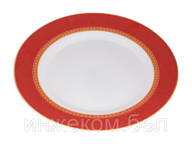 Тарелка обеденная стеклокерамическая, 275 мм, круглая, AMEERAH RED (Амира рэд), DIVA LA OPALA (Sovrana