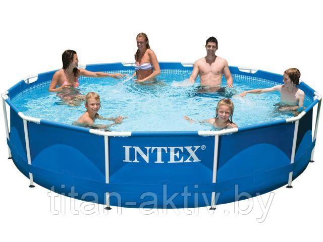 Каркасный бассейн Metal Frame, круглый, 366х76 см, INTEX (от 6 лет) - фото 1 - id-p200538737
