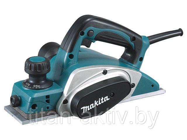 Рубанок электрический MAKITA KP 0800 J+ MAKPAC (620 Вт, шир. до 82 мм, глуб. до 2.5 мм)