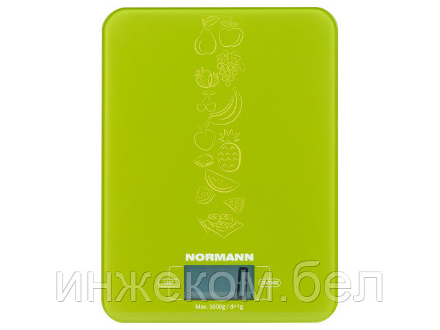 Весы кухонные ASK-269 NORMANN (5 кг, стекло 3 мм, дисплей 45х23 мм)