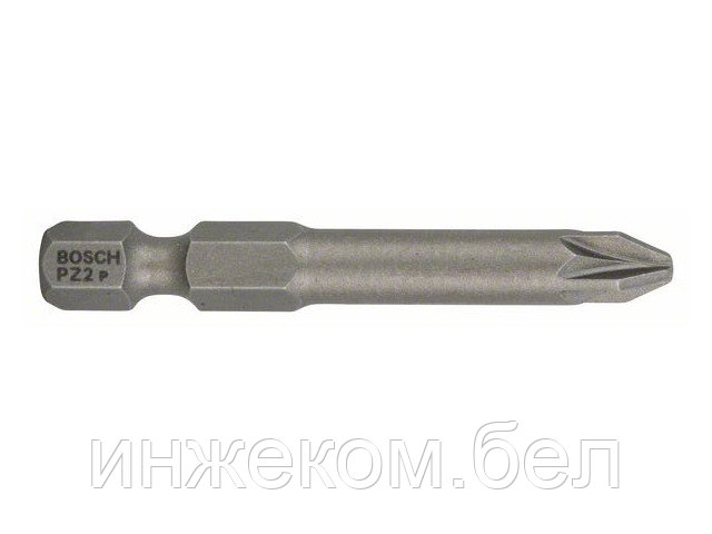 Насадка (бита) крестообразная PZ2 49 мм BOSCH Extra Hart (3 шт.) ( посадочн. шестигранник 1/4 ")